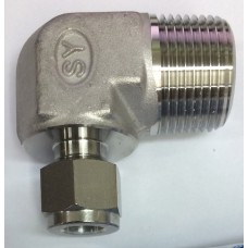 MALE ELBOW SUS316 3/8"(OD) x 3/4"(M)NPT
